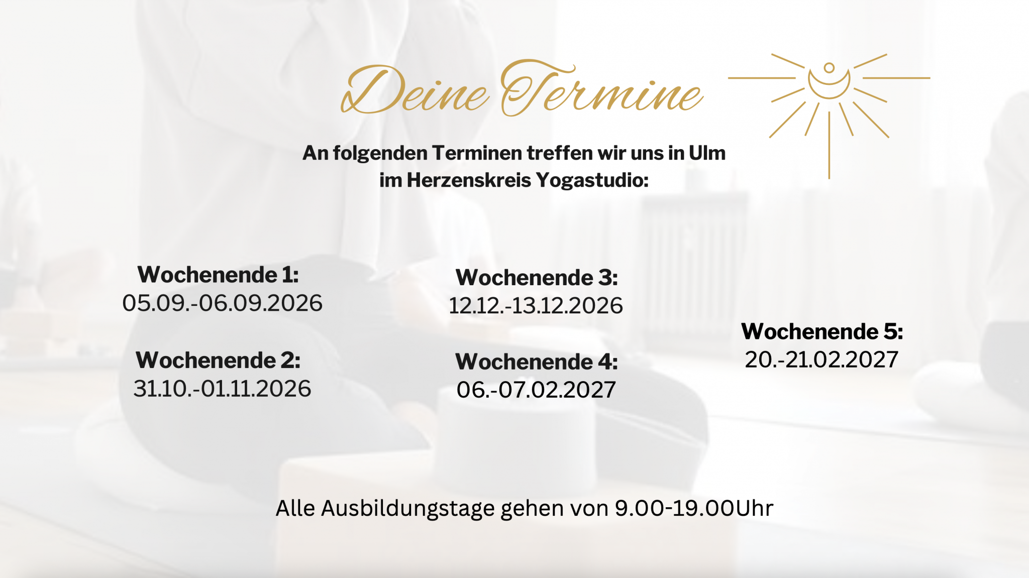 Yin Yogalehrer Ausbildung Ulm 2026