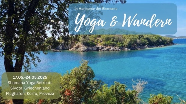 Yoga und Wandern Griechenland 2025